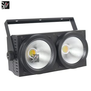 Stage Lights Dj Warm White 2in1 2 Eyes Audience Light 200w Blinder Cob DMX Led Par Light