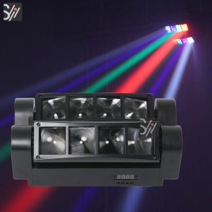 Club Light Dj Dmx Stage Lighting Rgbw Beam Led Mini Spider Moving Head Lights