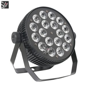 Flat Aluminium Led 18pcs 10W Rgbw 4in1 DMX Par Light for Wedding Dj Disco Party