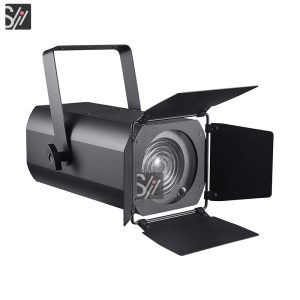 Professional 200W COB Zoom DMX Control Studio Fresnel Light Mini Led Profile Spot Light Wash Spotlight for Theater Concert