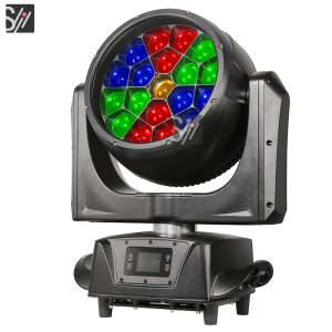 Outdoor Led Dj Stage Lighting Pixel 19x40w RGBW LED Bee Eye Wash Zoom Moving Head Waterproof Light for Wedding Concerts Shows