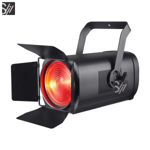 Stage Lighting Equipment Professional Theater TV Studio DMX Spotlights Electronic Zoom 200w COB LED Fresnel Light