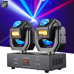 Stage Lighting Equipment Double-headed Firewheel LED 100W Beam Flash Light Bar RGBW KTV DMX Rotating Moving Head DJ Light
